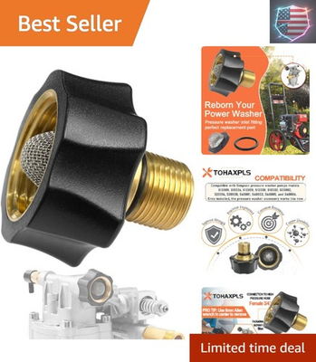 #ad 7112362 Water Inlet Fitting for Simpson Pressure Washer Pump Parts Fits Mult... $21.89