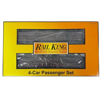 MTH Rail King Pennsylvania 4 Car 60  Madison Passenger Set 30-6904 Baggage Coach