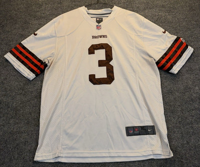 Nike Cleveland Browns Brandon Weeden #3 Men s Size XL White NFL Jersey