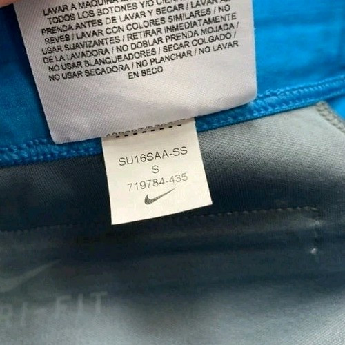 Nike Run Sz Small Blue Power Speed Tights $150 MSRP Gym Pants 719784-435 - Picture 8 of 12