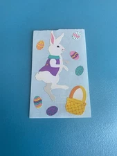 Vintage Mrs Grossman’s Easter Rabbit Half Sticker Strip