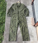 Vtg 60s 70s Kamo ERDL Frogskin Camouflage Vietnam Army Military Coveralls Suit