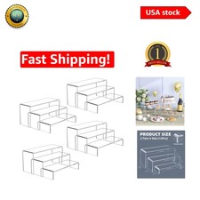 Reusable 12-Pcs Clear Acrylic Display Stands, Perfect for Parties Collectibles