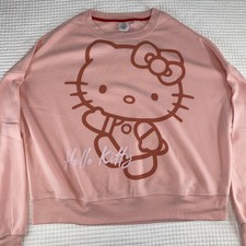 Hello Kitty Sanrio Sweatshirt Crew Neck Long Size XXL - New with Tags - Soft