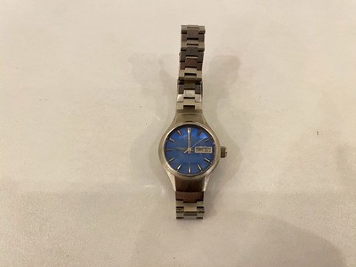 Seiko Vintage Automatic Ladies Watch Blue Dial Antique Rare