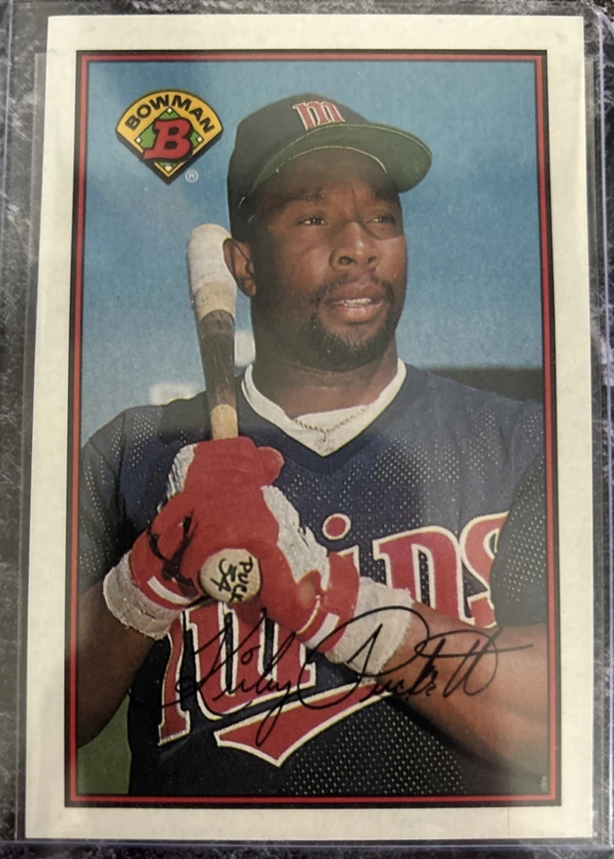 Bowman 明尼苏达双城队棒球卡亲笔签名状况完好免运费 — 第 2/4 张图片