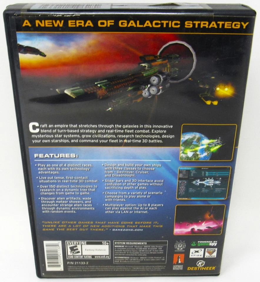 Sword Of The Stars PC CD-ROM Software Video Game 2006 Rated E Manual Included FS - Image 2 of 4