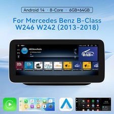 Mercedes B-Klasse W246 12.3" 6+64GB CarPlay Android Auto Radio Navi Stereo