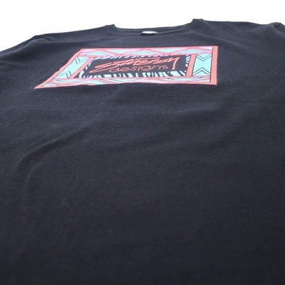 stussy N4 Chanel Logo Print T-Shirt L Black Cotton | eBay