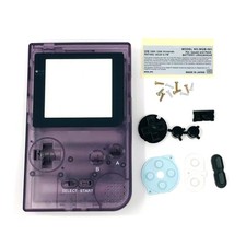 Replacement Housing Shell Screen Atomic Purple For Game Boy Pocket GBP Console