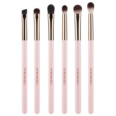 Professional 6 Piece Eye Makeup Brush Set for Eyeshadow Blending Concealer