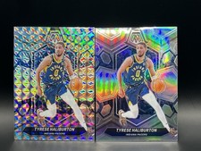 2023 PANINI MOSAIC 2 TYRESE HALIBURTON MOSAIC AND SILVER CARDS