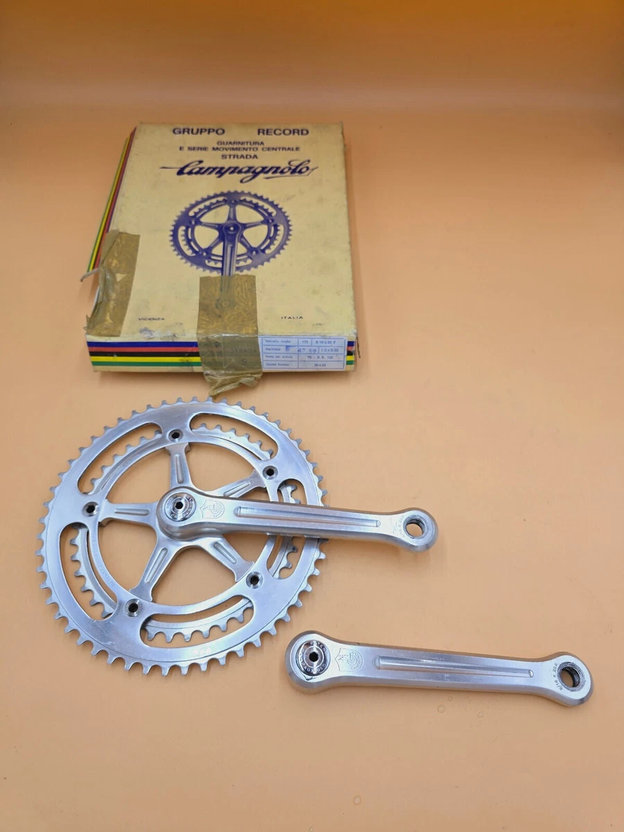 Campagnolo Nuovo Record Indiana Bicycle Cranksets for sale | eBay
