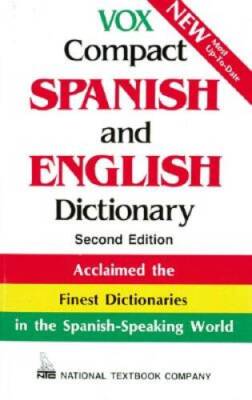 Vox Compact Spanish and English Dictionary - Paperback By Vox - VERY GOOD