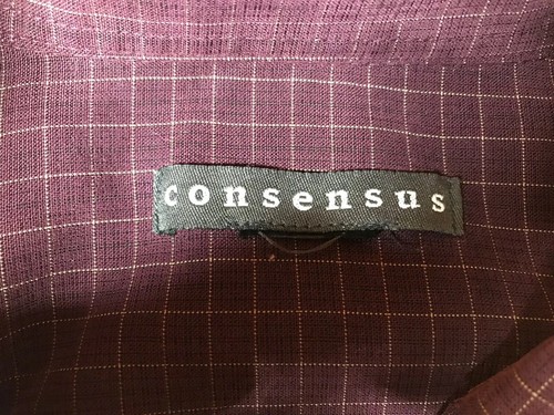 Mens CONSENSUS Wine Red Colored Button Long Sleeve Button Shirt 2XL EUC - Picture 5 of 10
