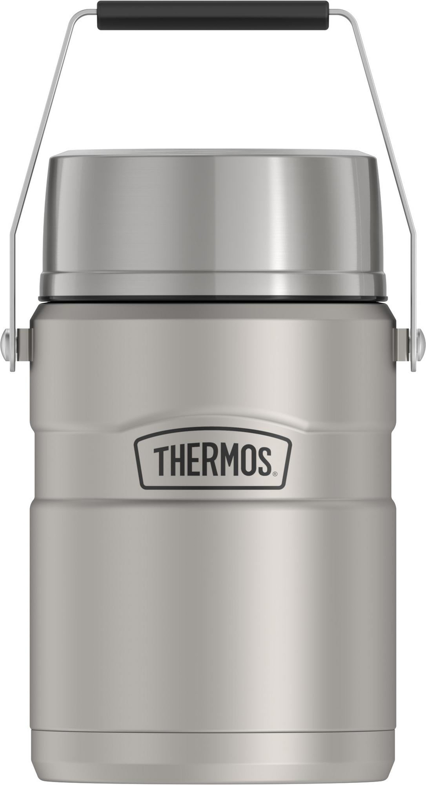 Thermos 47 oz Stainless King Big Boss Food Jar, 2 Inner Containers