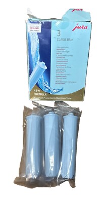 Jura Claris Water Filter, Pack of 3 Blue New