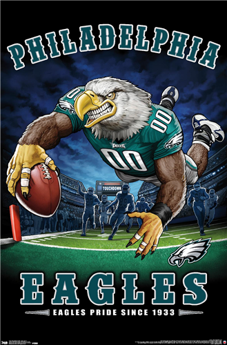 PHILADELPHIA EAGLES - ENDZONE POSTER - 22x34 15994 - Picture 1 of 1