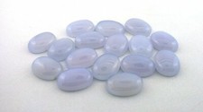 ONE 20x15 Oval Mohave Blue Chalcedony Cab Cabochon Gemstone Gem Stone EBS8018