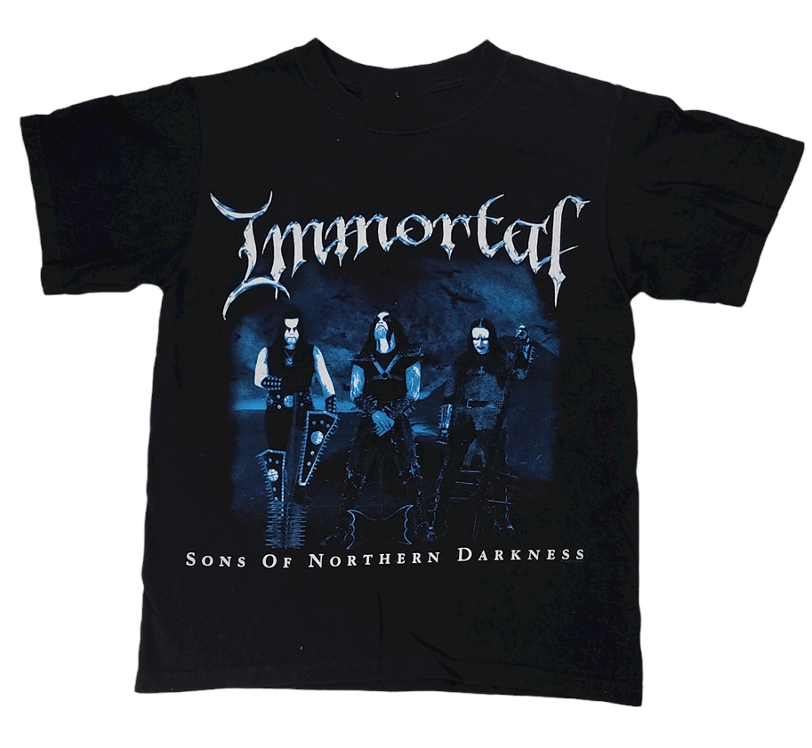 Vintage Immortal band Sons of Northern Darkness T-shirt Black Tee