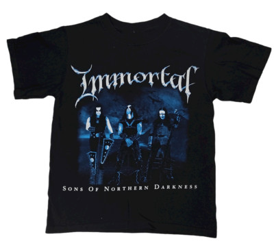 Vintage Immortal band Sons of Northern Darkness T-shirt Black Tee S-5Xl JJ2041
