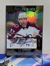 2017-18 Upper Deck TRILOGY J.T. COMPHER #92 ROOKIE PREMIERES AUTO 137/349