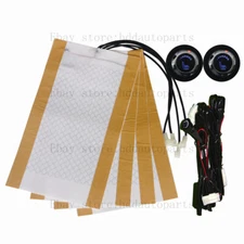 Universal fitment seat heater,2 seats heated seat,6-level round switch,12V.