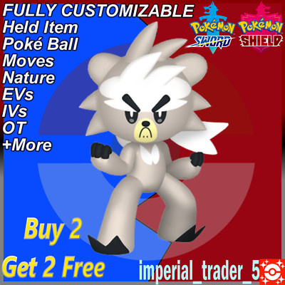 Pokémon Sword and Shield Kubfu W/ Best 6IV Customizable