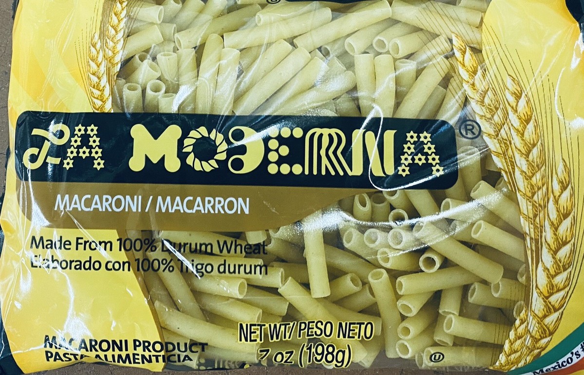 La Moderna MACARONI Pasta Noodles Durum Wheat Macaroni Oz Bag