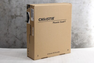 Christie Quad-T Four Stream 4K Encoder, KVM, and Processor | New In Package