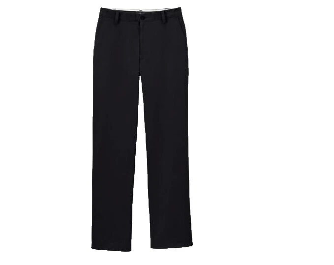 Lands 'END Pantalones negros de algodón para hombres