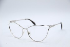 NEW ALEXANDER MCQUEEN AM0195O 003 SILVER TORT TIPS AUTHENTIC EYEGLASSES 55-18