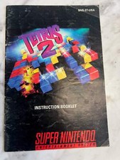 Tetris 2 Super Nintendo SNES Manual ONLY MO91824