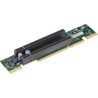  Supermicro RSC-W-66G4 1U LHS WIO Riser card with two PCI-E 4.0 x16slots,HF,RoHS