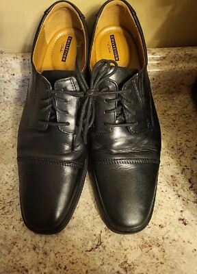 Men\'s Clarks Black Leather Oxfords & Derbys Size 9.5 Clarks Tor Men main image 3