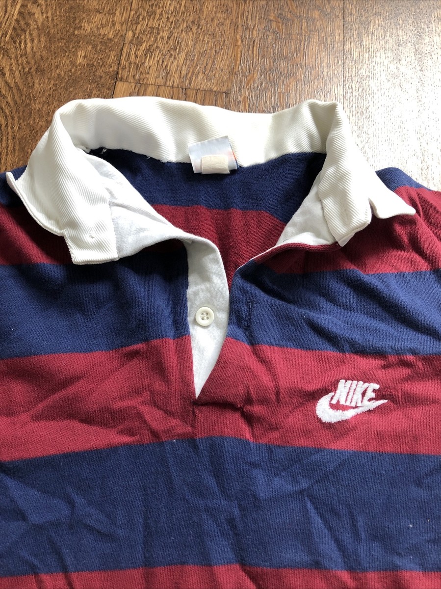 ウェア Nike Stripe Rugby Nike Men's Life Striped Heavyweight Rugby Shirt in Thunder