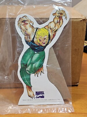 Sabretooth Cardboard Stand-Up (1994) - Marvel Comics - Comic Images SEALED MINT