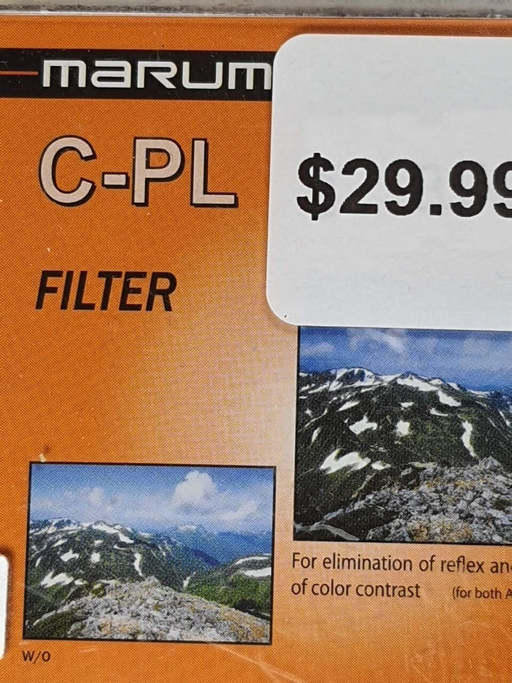 Marumi 40.5mm Circular Polarizer CPL Glass Lens Filter Japan P-CL E-40.5 E40.5 - Image 2 of 4