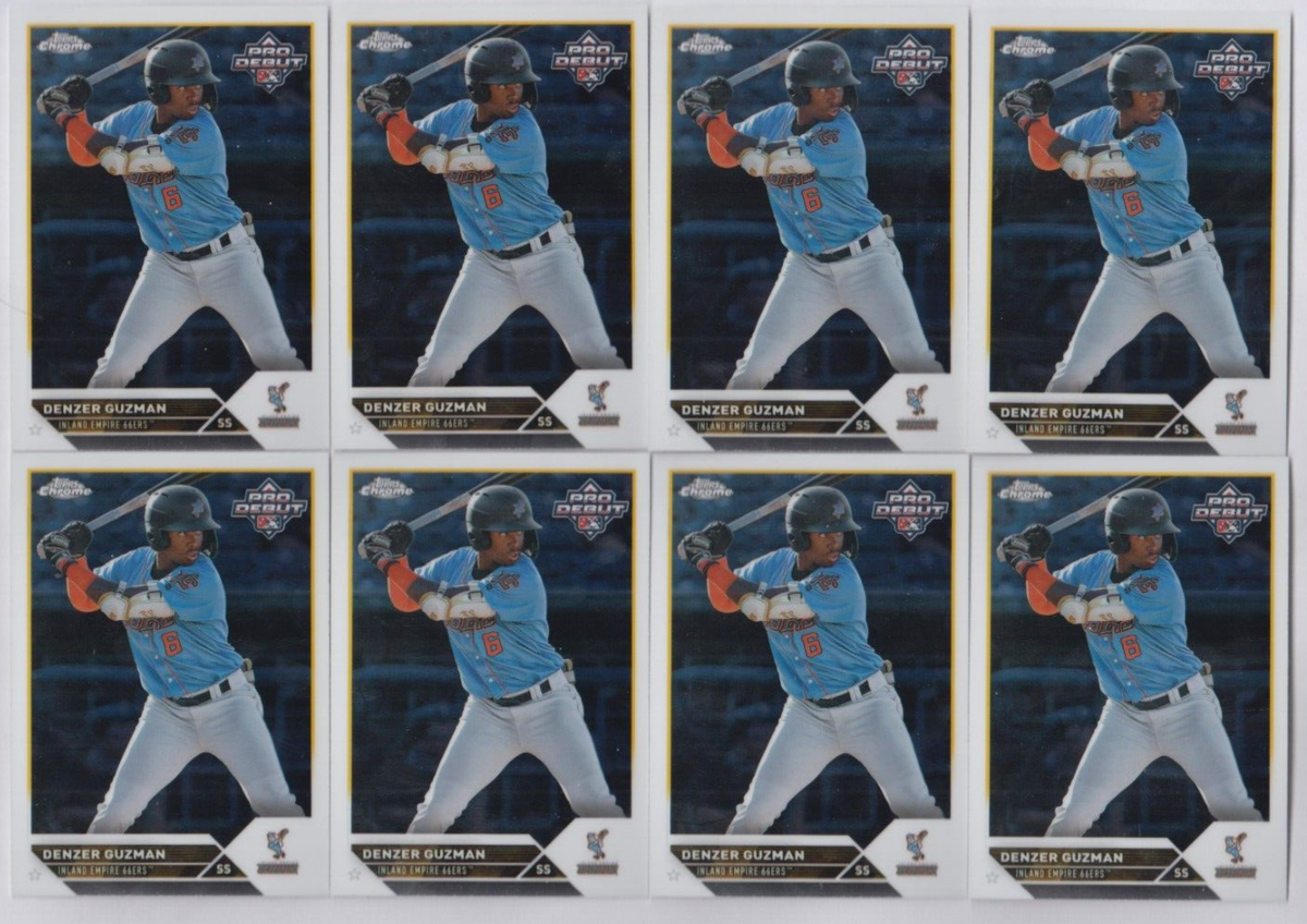 デ・グズマン 8) Denzer Guzman 2023 TOPPS PRO DEBUT CHROME ROOKIE LOT #PDC-30