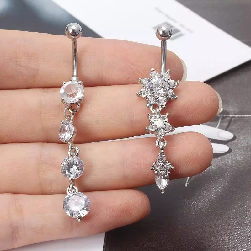 Real stone hotsell belly rings