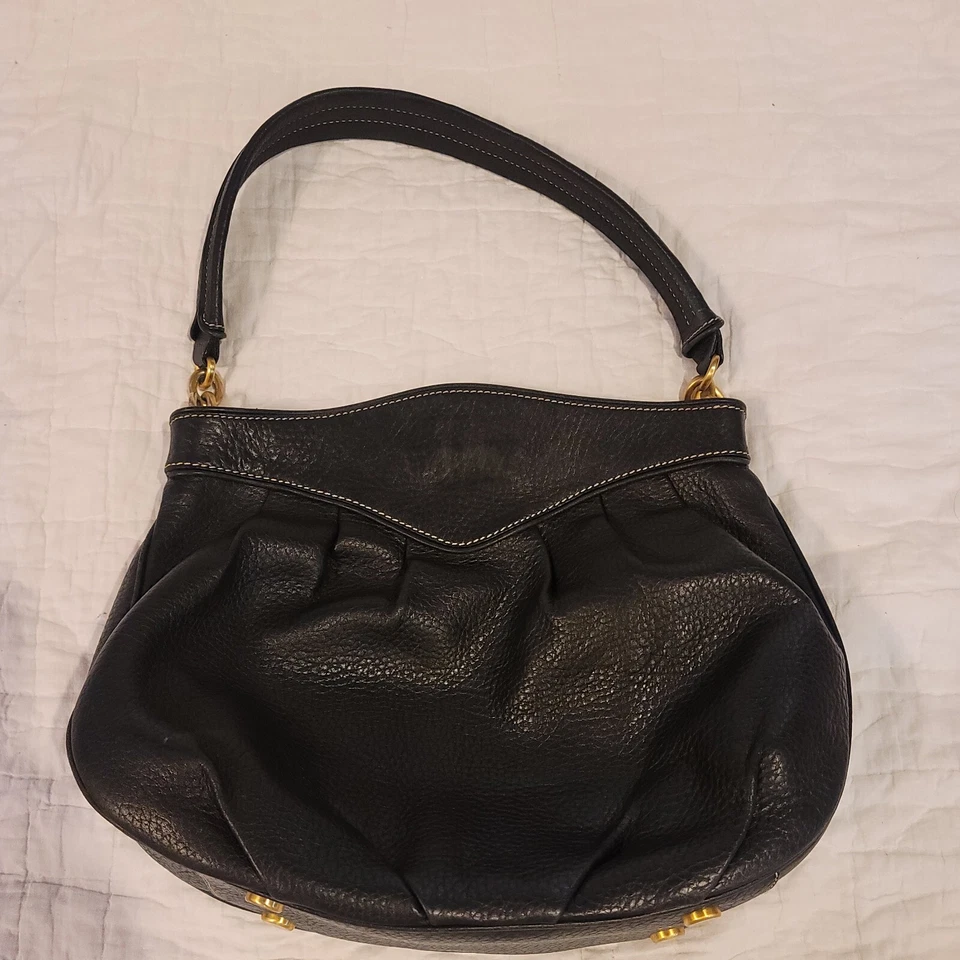 Maxx New York Rojo Guijarro Cuero Genuino Cartera Bolso de Hombro Bolso Hobo Foto 4 de 4