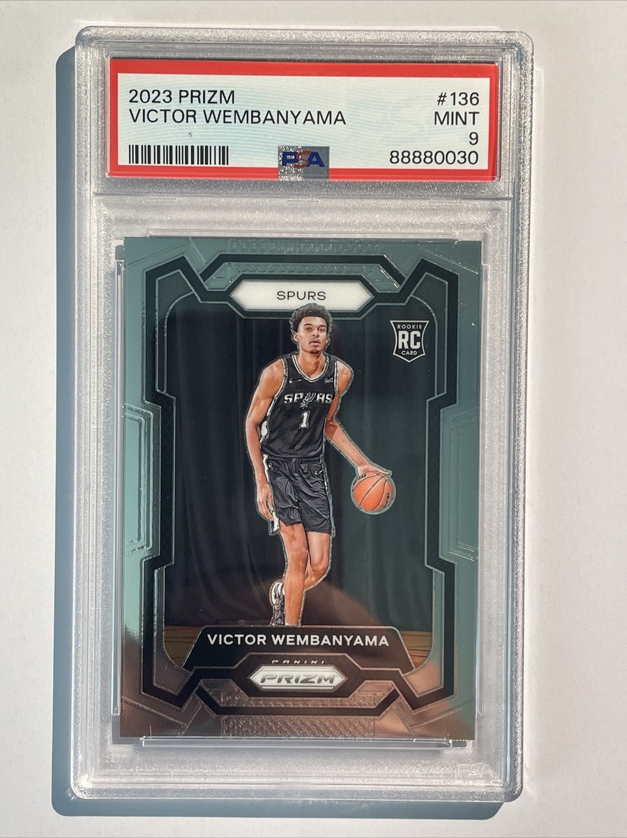 23-24 PANINI PRIZM Wembanyama インサート RC 2023-24 Panini Prizm Victor Wembanyama RC #136 Graded PSA 9