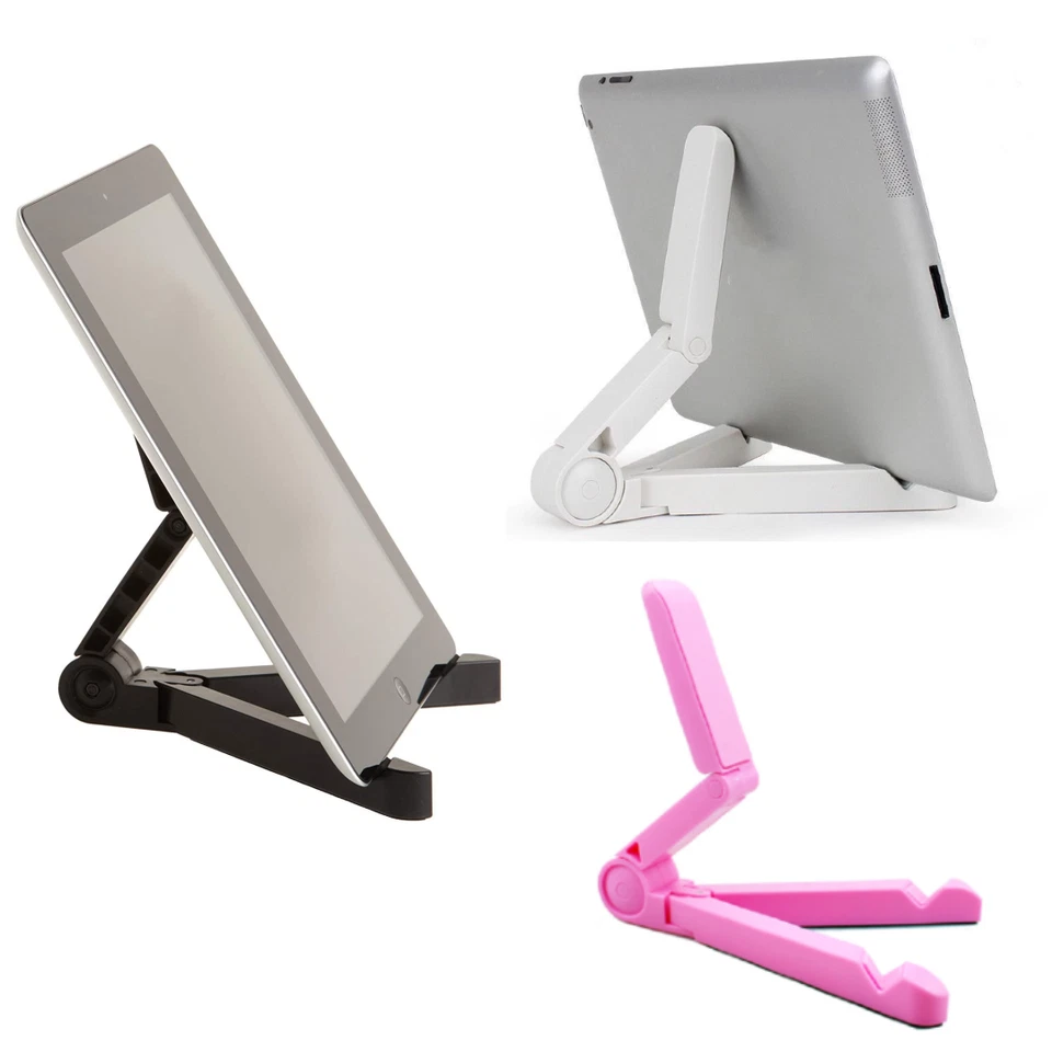 Adjustable Portable Desktop Holder Tablet Stand Anti-Slip Foldable for iPad - Image 2 of 4