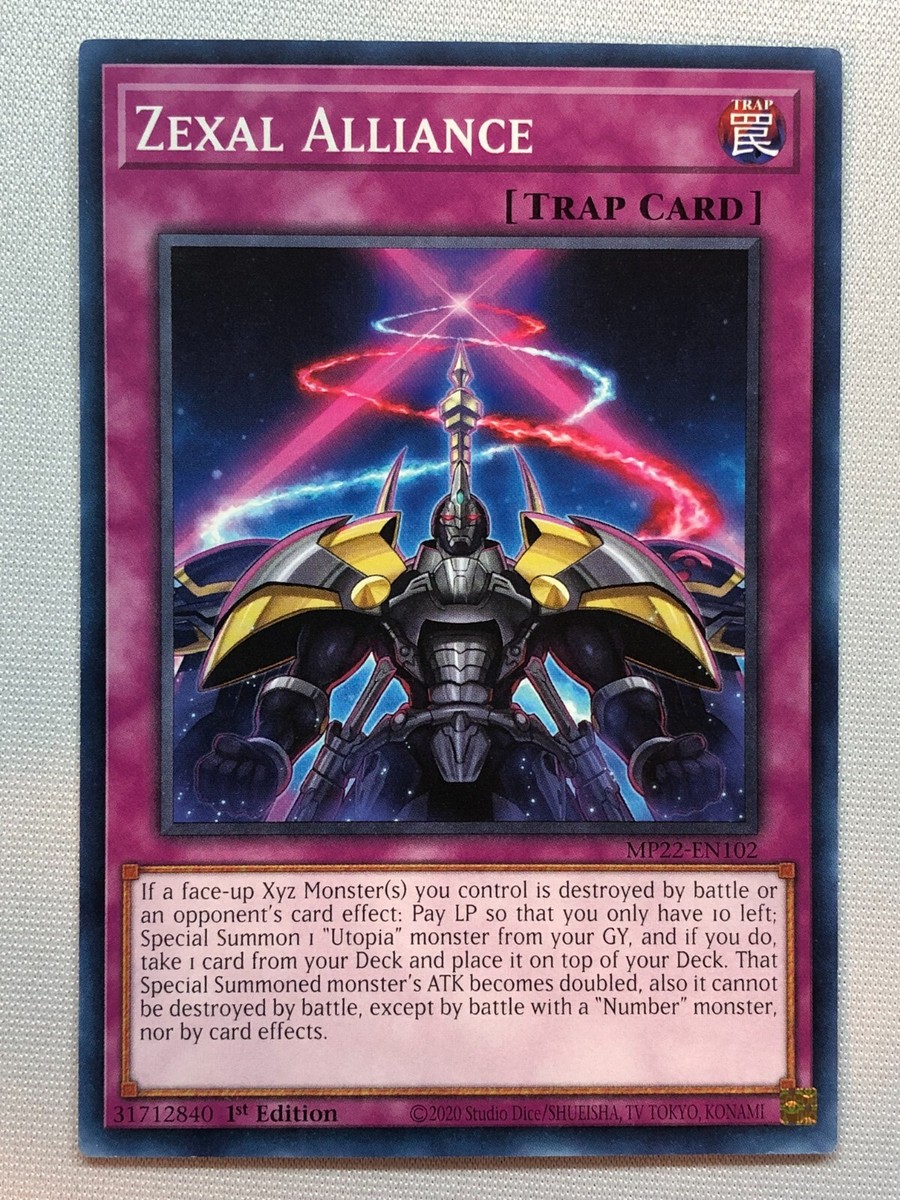 Yugioh 2022 Tin of the Pharaoh's Gods Zexal Alliance MP22-EN102 | eBay