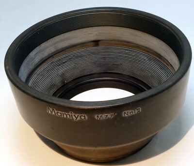 Mamiya 77mm Threaded Lens Hood RZ67 Sekor Z 250mm 350mm Original  OEM