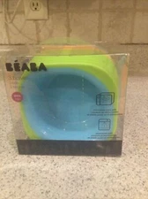 Beaba Child Soft Baby Snack Dinner Lunch Silicone Small Food Bowl Dish Set  3