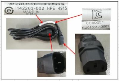 専用出品 HP 142263-001 IEC TO IEC AC POWER CABLE 2M | eBay