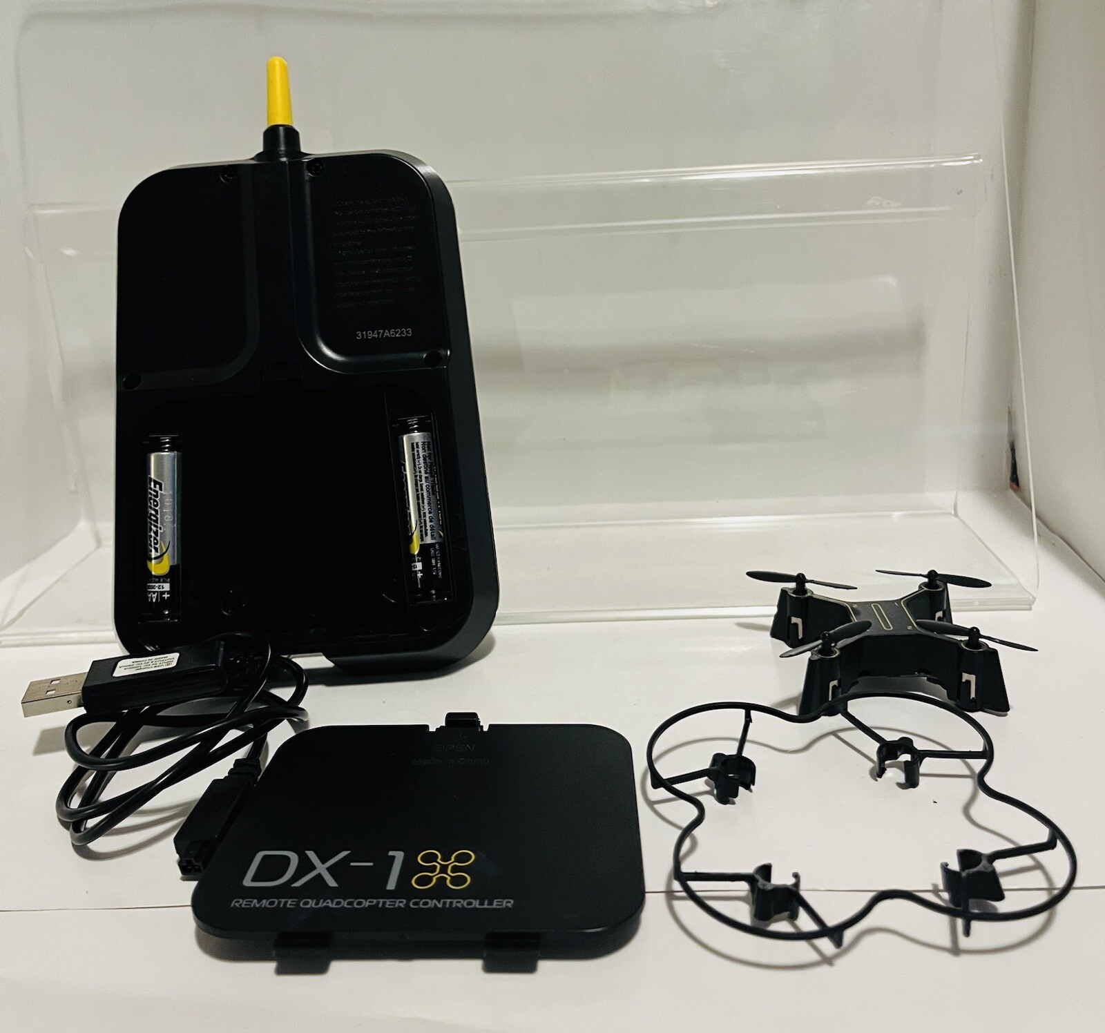 Sharper Image DX1 Micro Drone (Black) Preowned Works/ with out