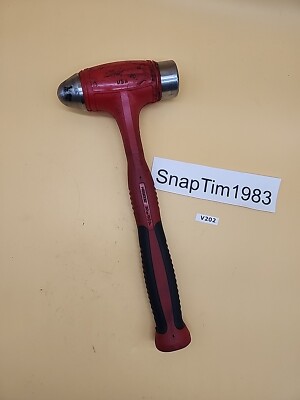 Snap-On Tools HBBD32 Red Ball Peen Dead Blow Hammer 32 Ounce. USA