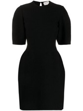 Alexander McQueen textured half-sleeve mini dress RRP £1,669